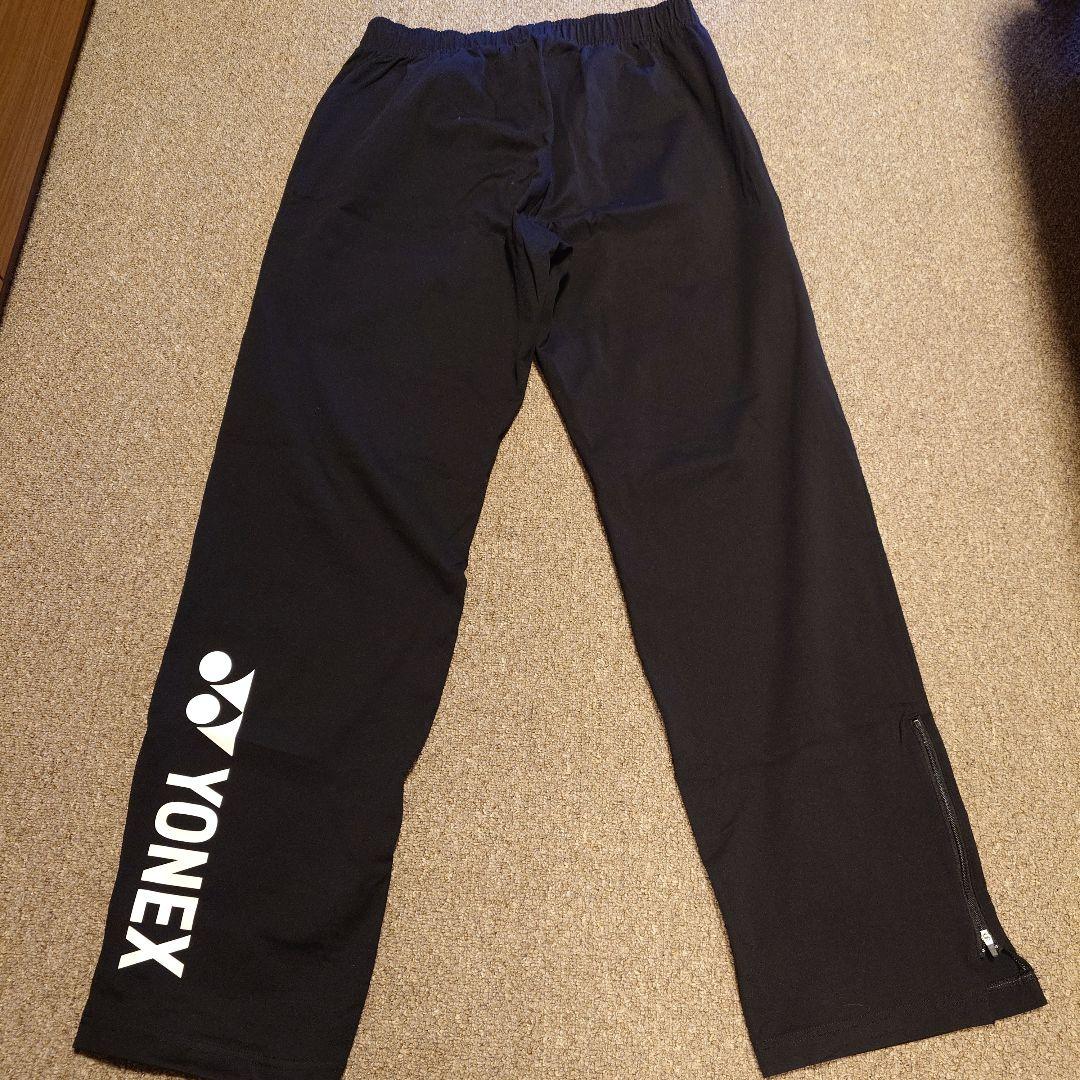 YONEX ウォームアップウェア チャコール×ブラック XO