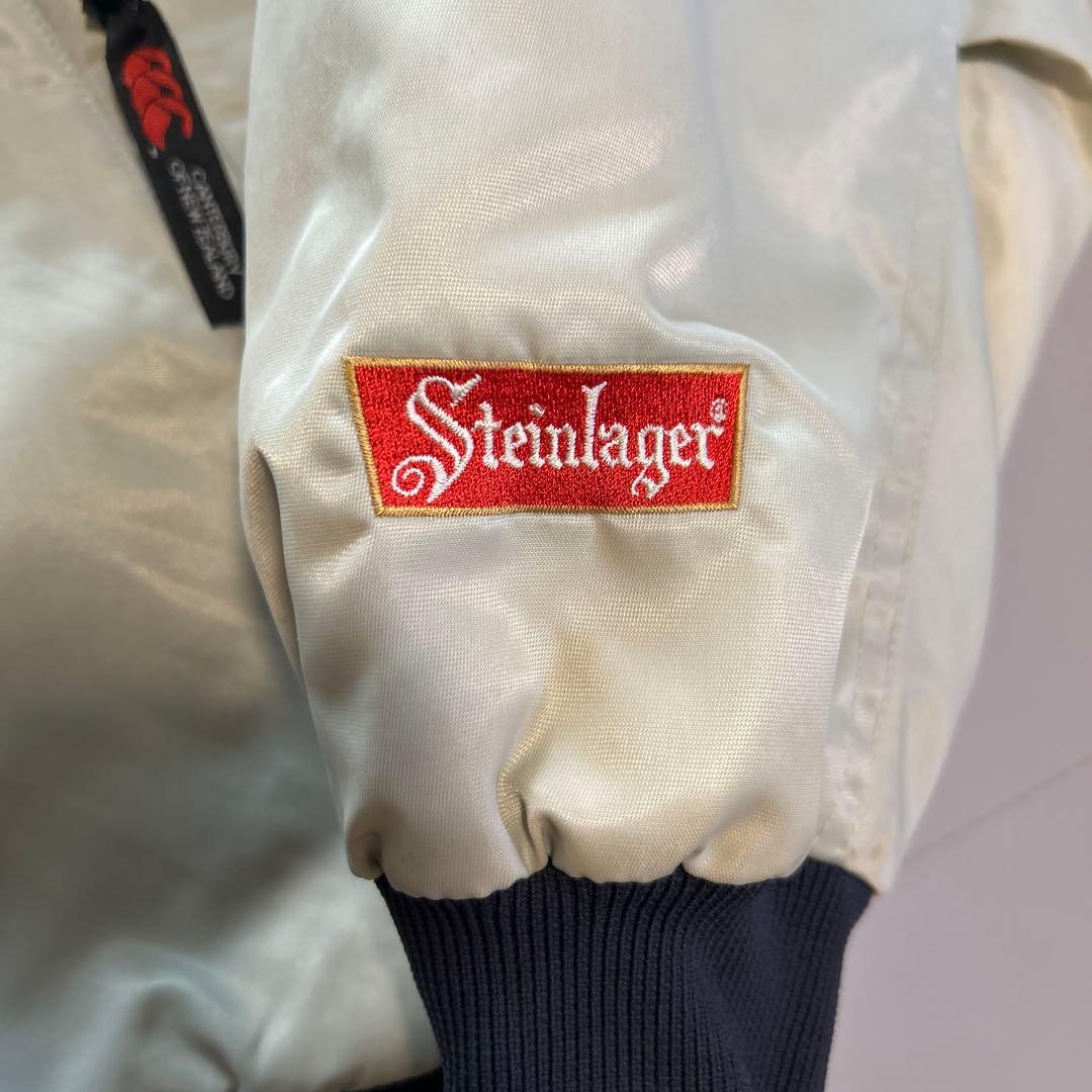 レア ラグビー オールブラックス カンタベリー製 中綿入りジャケット XL