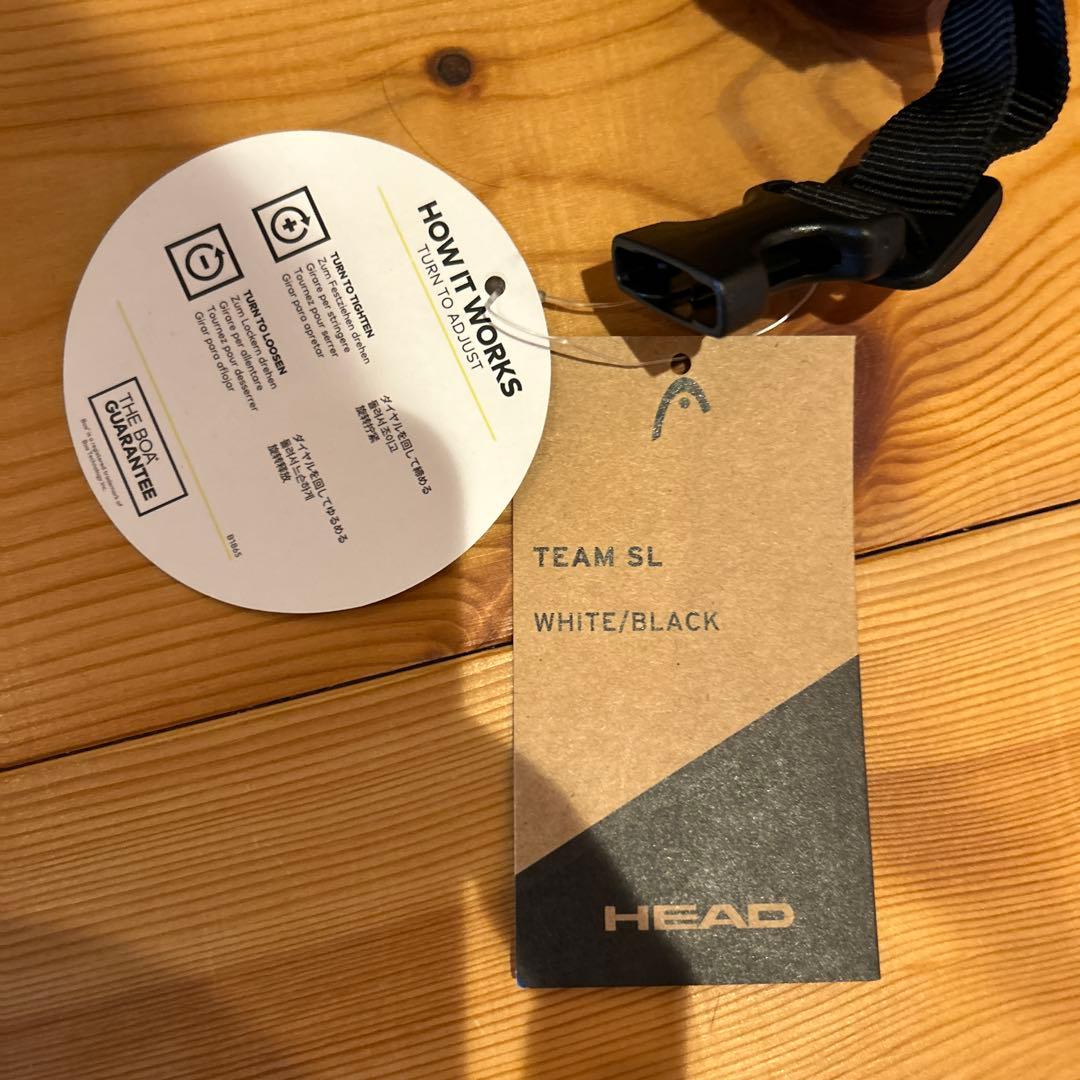 HEAD TEAMSL ヘルメット、ホワイト/ブラックXS-S 52-55 cm