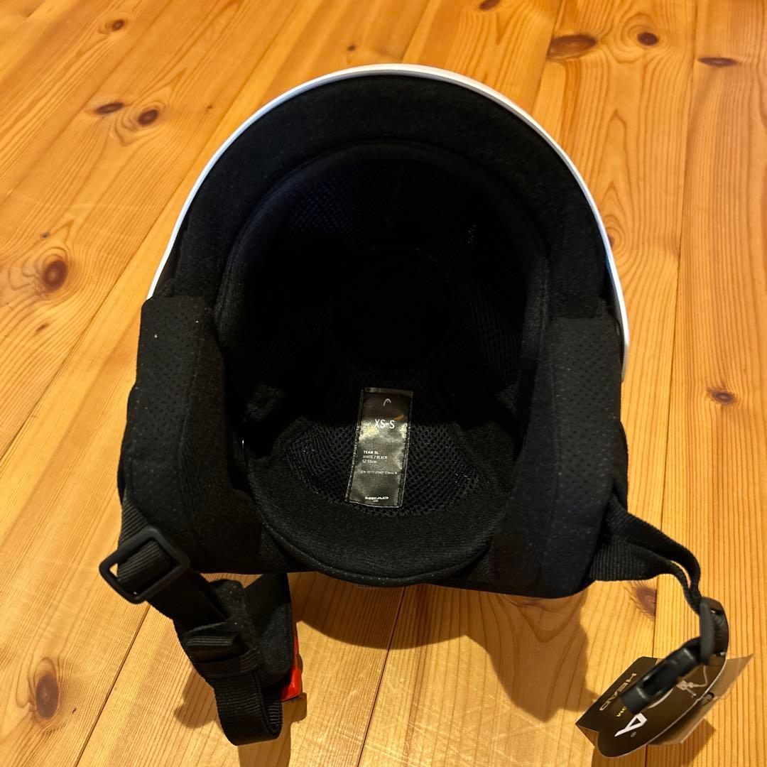 HEAD TEAMSL ヘルメット、ホワイト/ブラックXS-S 52-55 cm