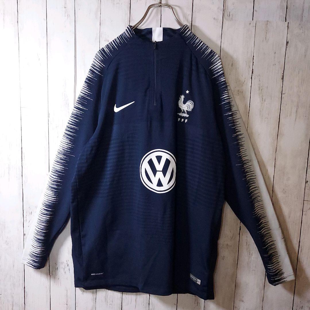 【NIKE】希少 未使用 ナイキ フランス代表 ヴェイパーニット XL 紺