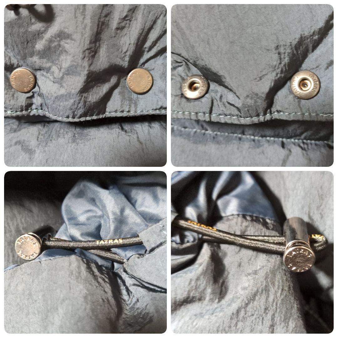 美品 TATRAS CURONE ダウンベスト 2WAY 02 ネイビー