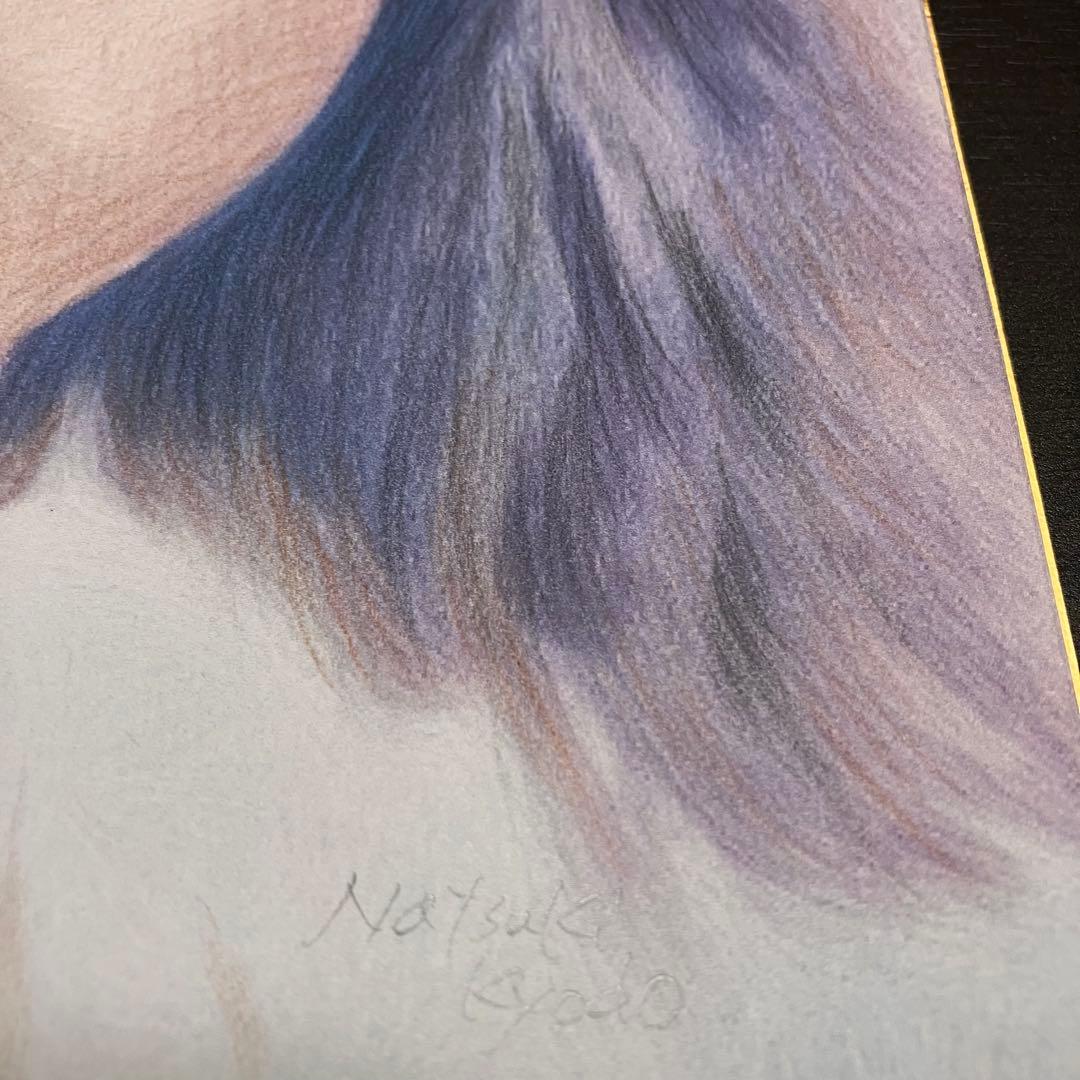 資生堂　マジョリカマジョルカ　額装品　額縁寸法32cm×29cm×1.5㎝色鉛筆