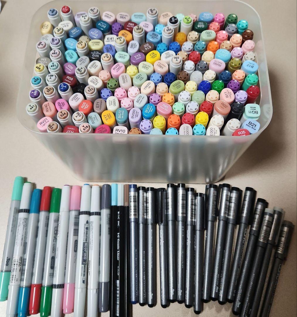 コピック各種 コピックライナー各種 コピック 184本 ライナー19本