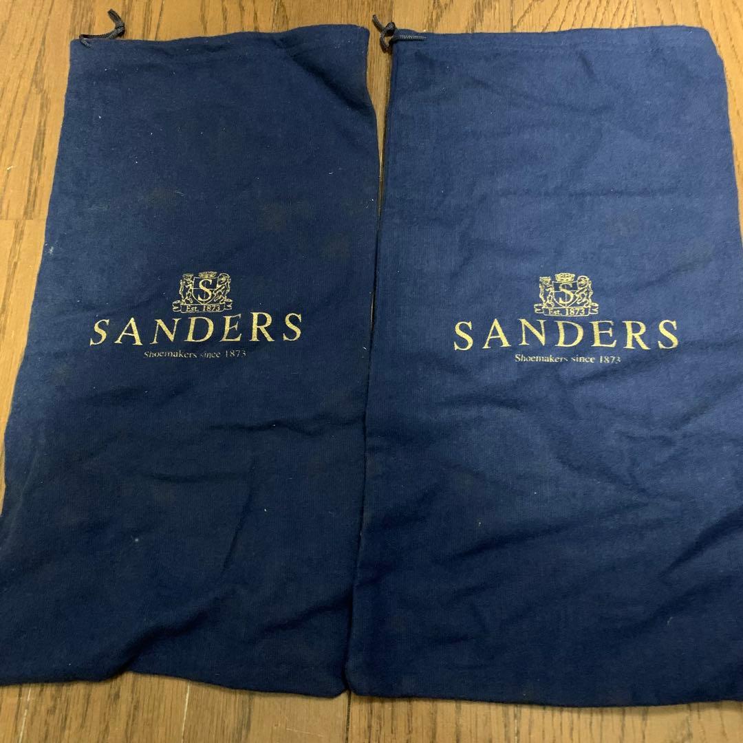 箱付き SANDERS サンダース スエード ドレスシューズ UK7