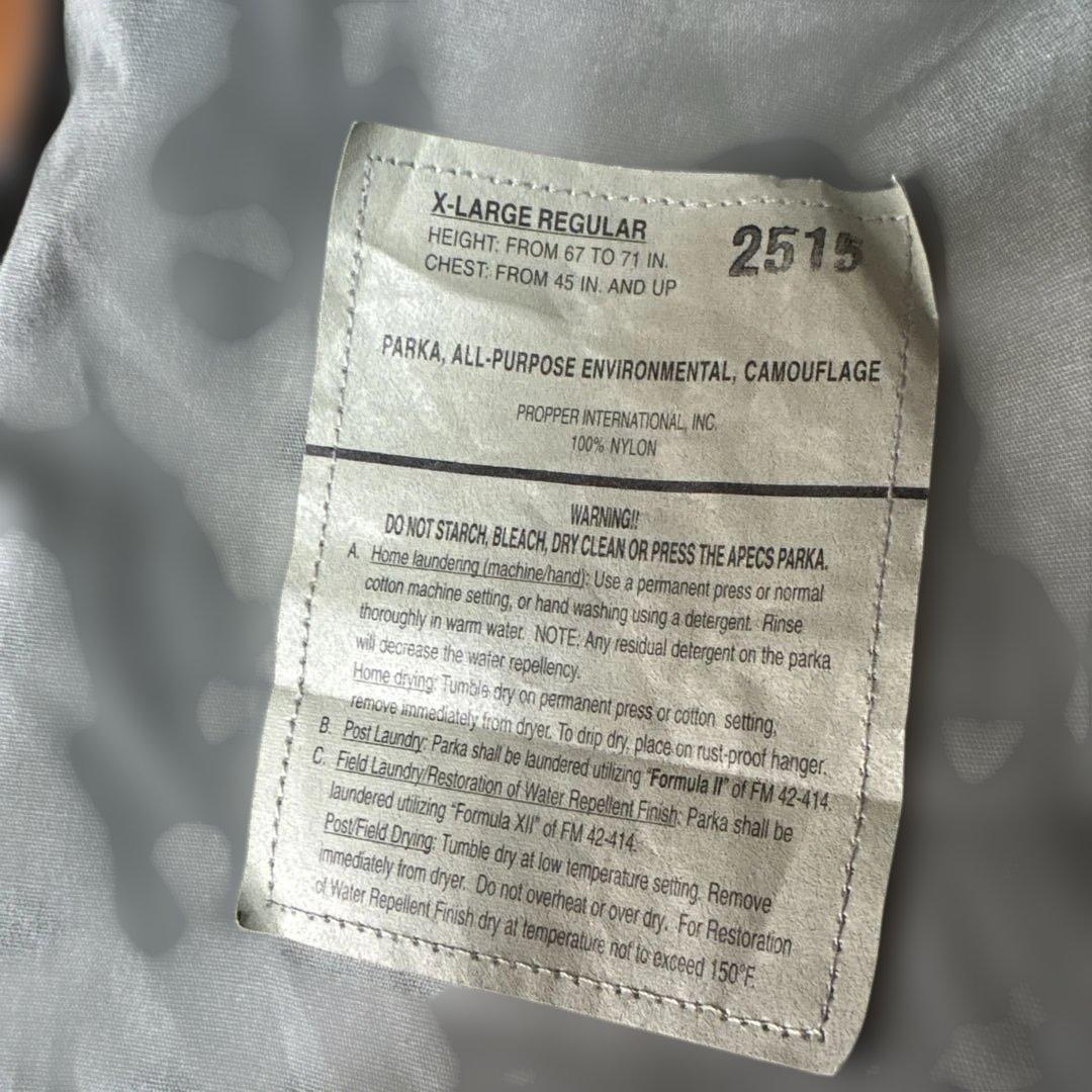 PROPPER INTERNATIONAL, INC.製goretex デジカモ