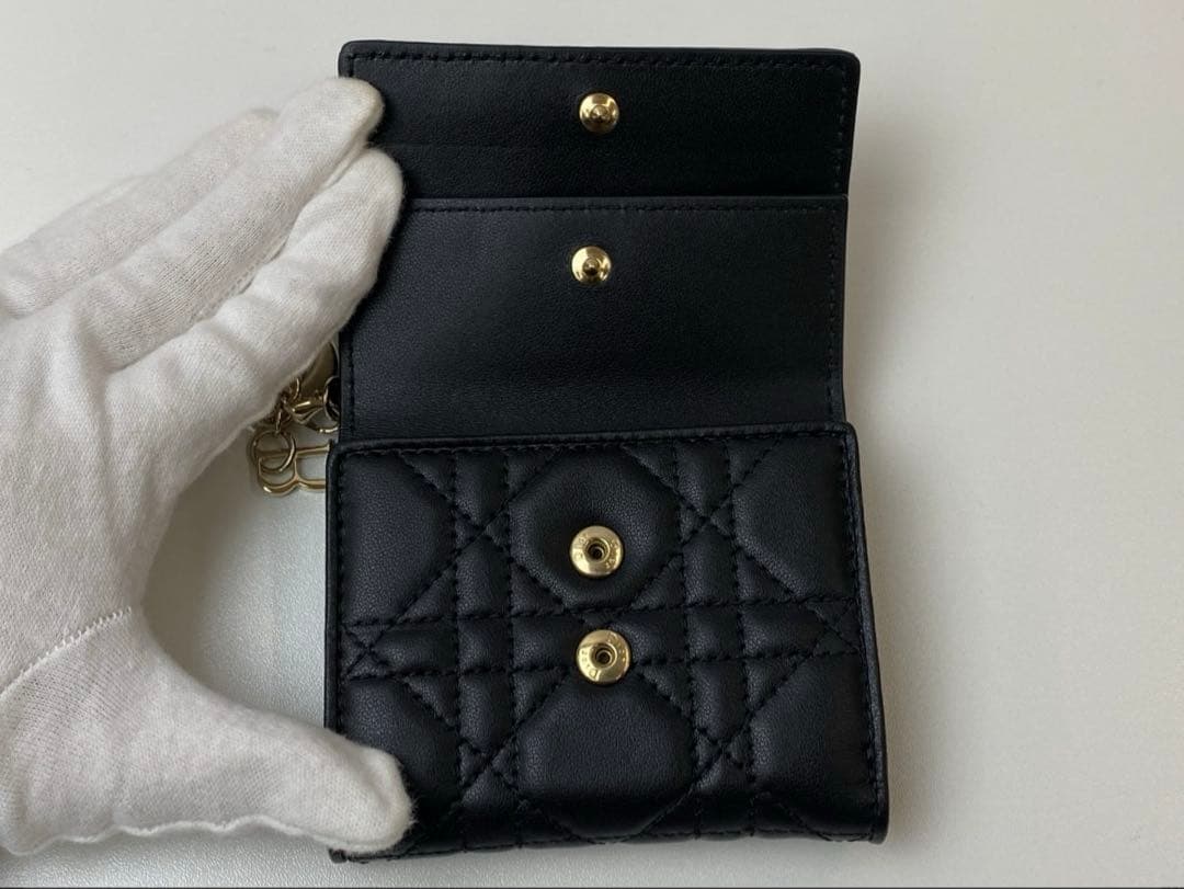 【新品】Dior レディディオール ロータスウォレット 財布