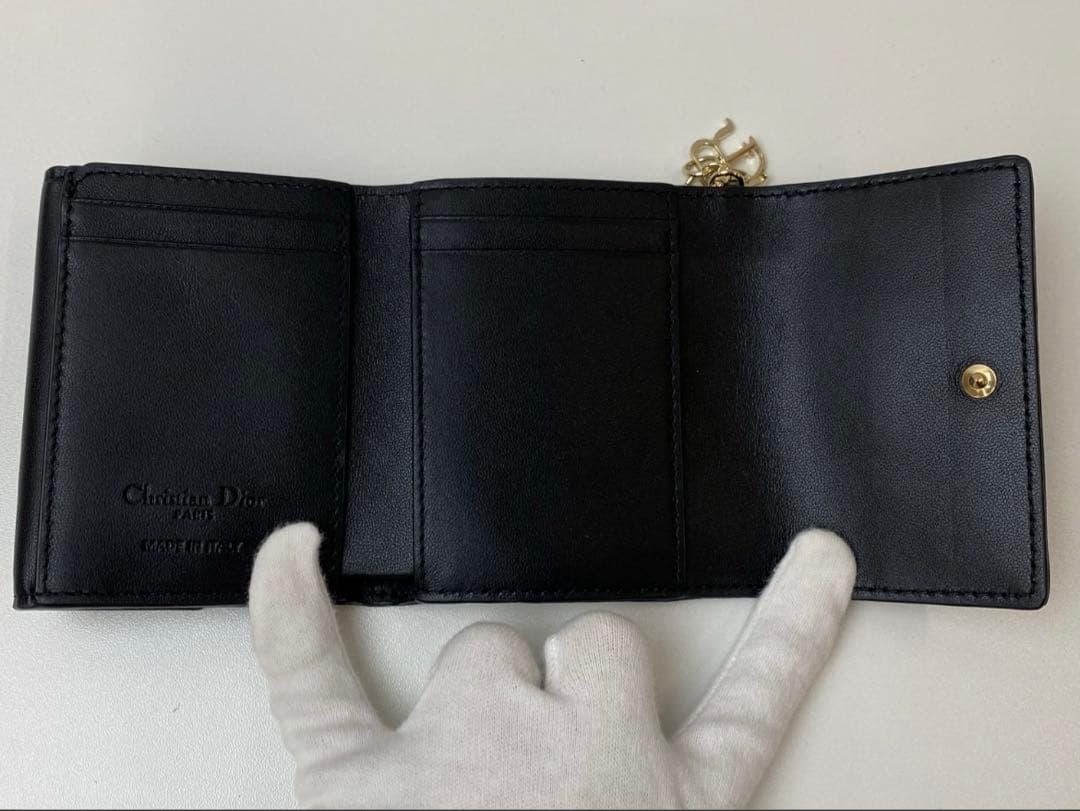 【新品】Dior レディディオール ロータスウォレット 財布