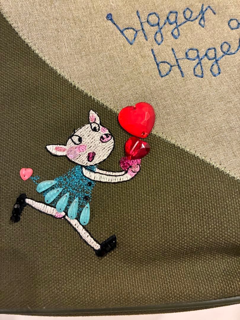 た*ん様 アルベロ　トートバッグ　ブタさん刺繍