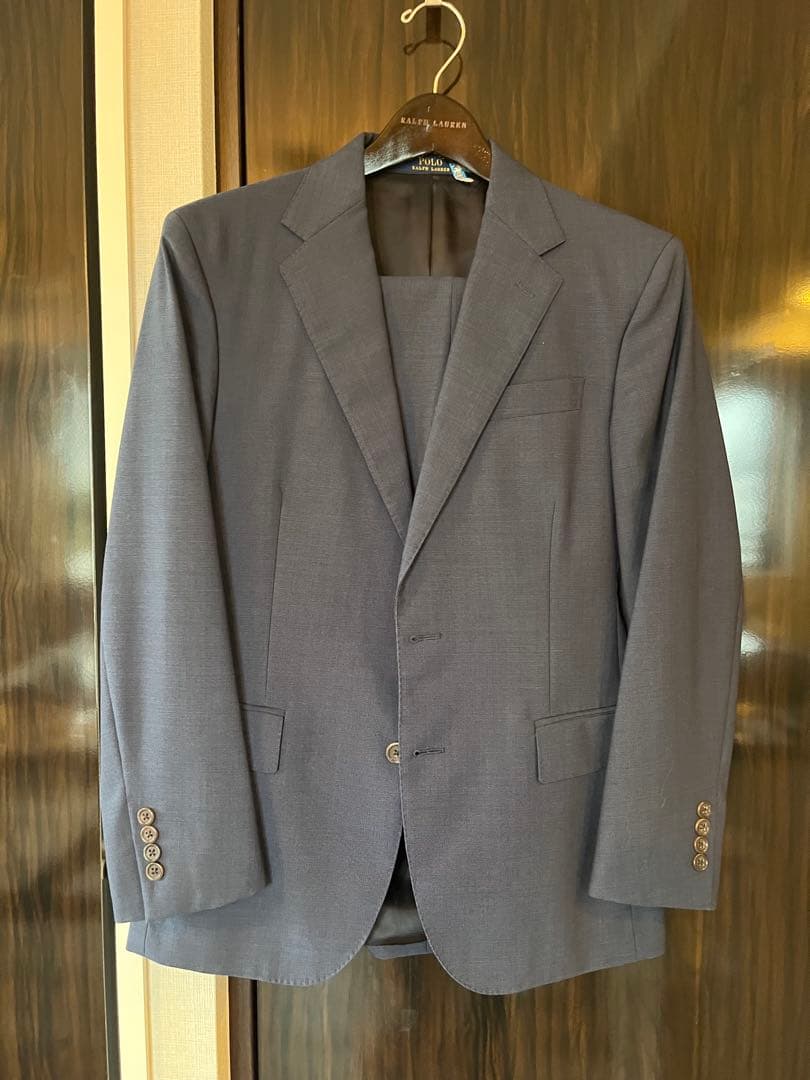 ポロ　ラルフローレン　スーツセット　上下　ネイビー　メンズ