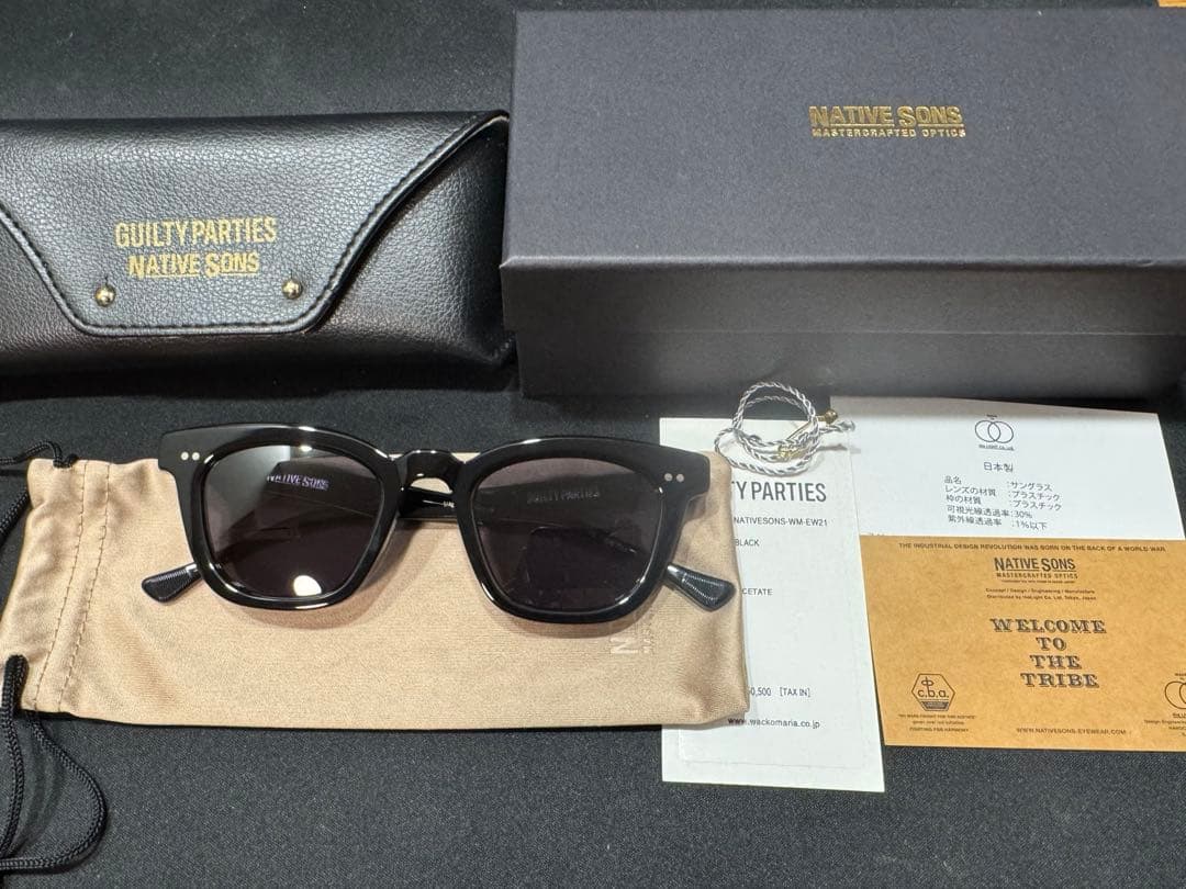 小物 NATIVE SONS WACKO MARIA WM-EW21 Black