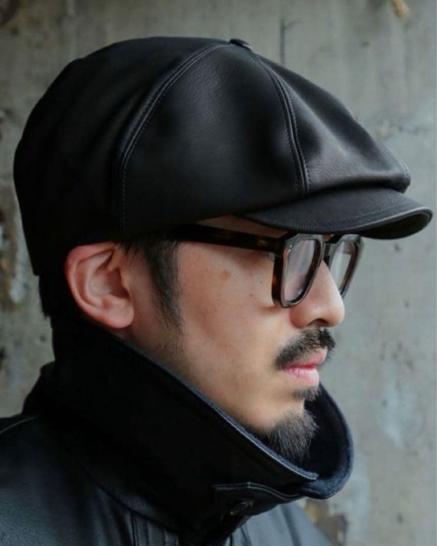 AUBERGE × ARCH 24AW GASTON カーフレザー　キャスケット