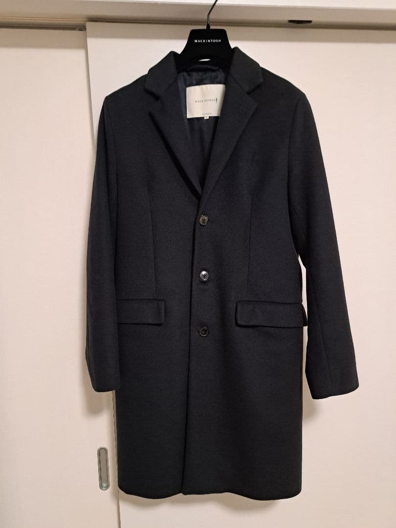 【美品】MACKINTOSH ダークネイビー チェスターコート