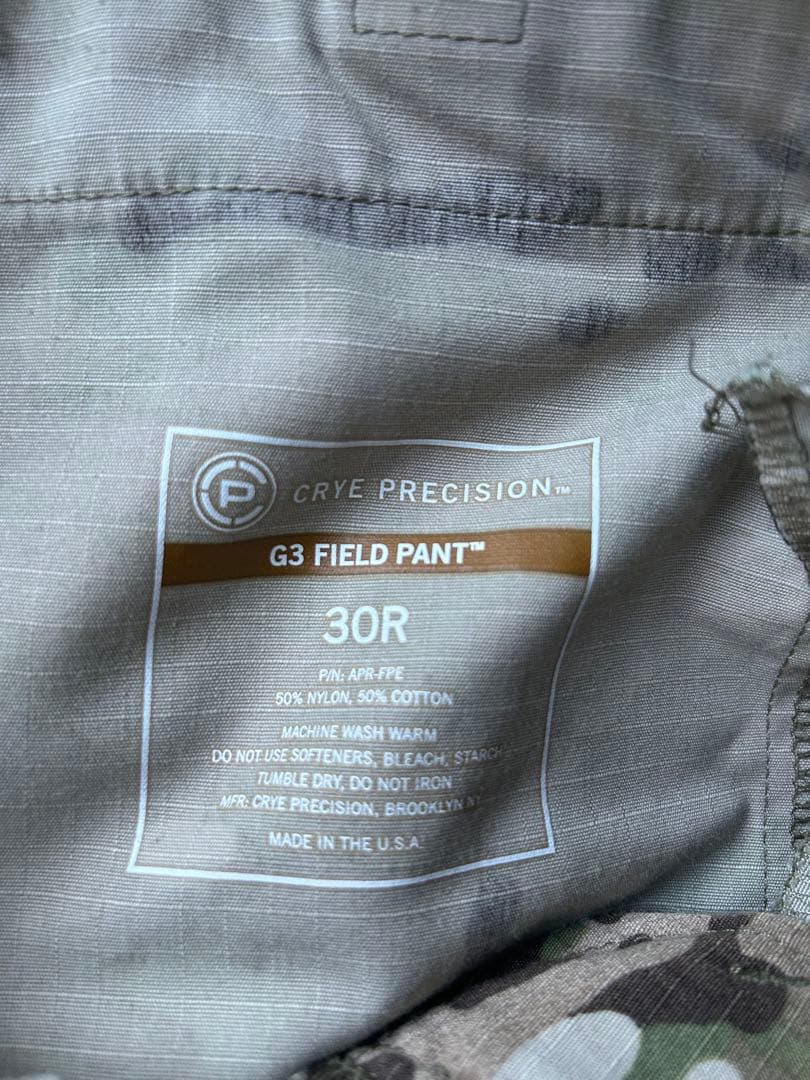 実物 Crye Precision G3 コンバットパンツ　30R