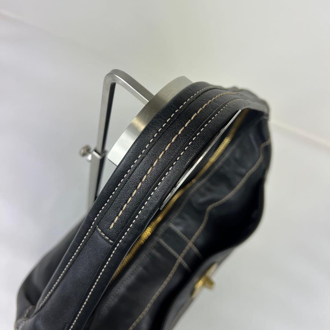 バッグ COACH leather turn lock Shoulder Bag y2k