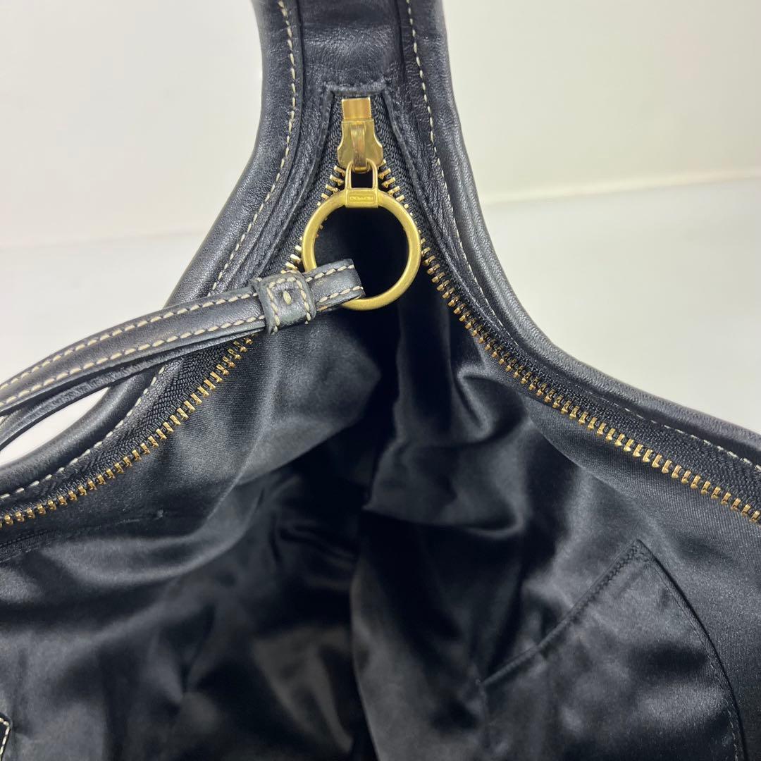 バッグ COACH leather turn lock Shoulder Bag y2k