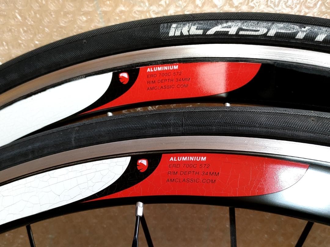 超軽量 アメリカンクラシック 10速 ホイール前後セット 自転車