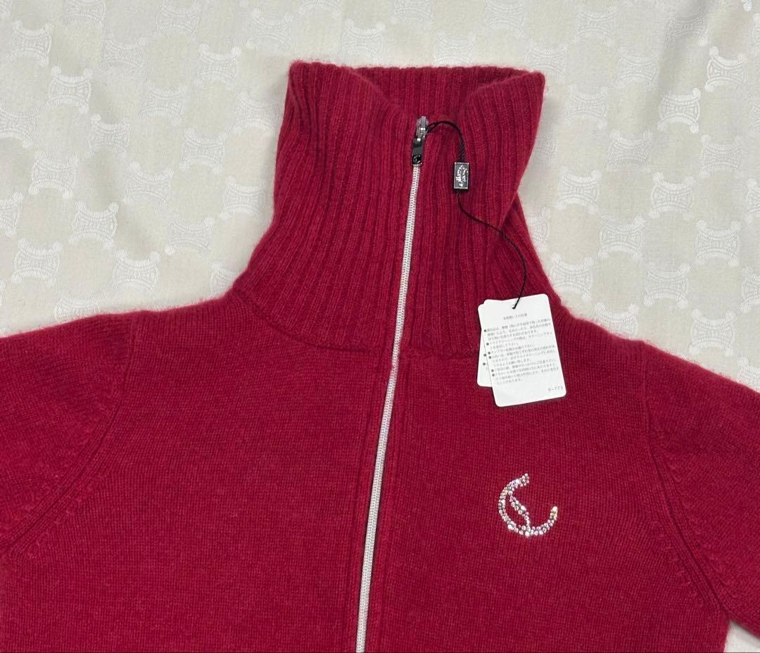 Callaway カシミヤ100％　 セーター カーディガン　新品　防寒　裏地