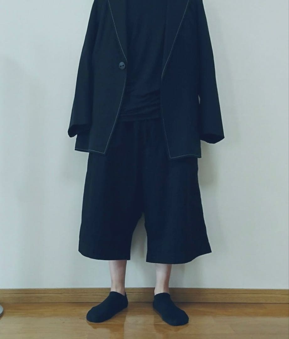 ✨美品✨COMME des GARCONS ブラック サルエルパンツ