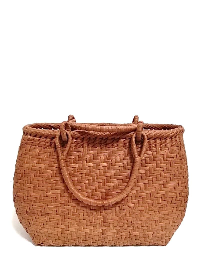 山葡萄バッグ楕円網代