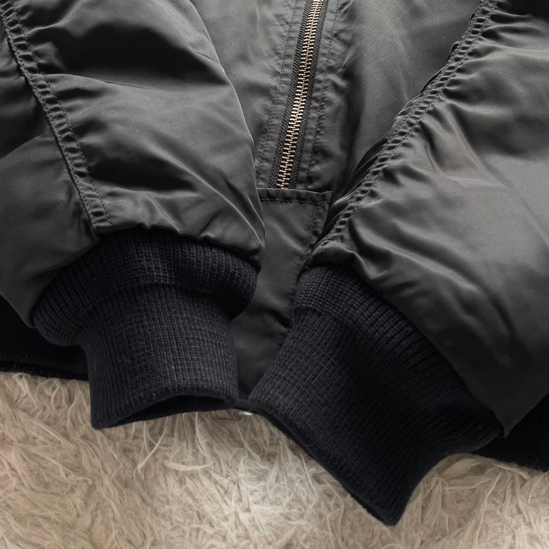 美品 XLサイズ HOUSTON MA-1 ライディングJAC プロテクター装着