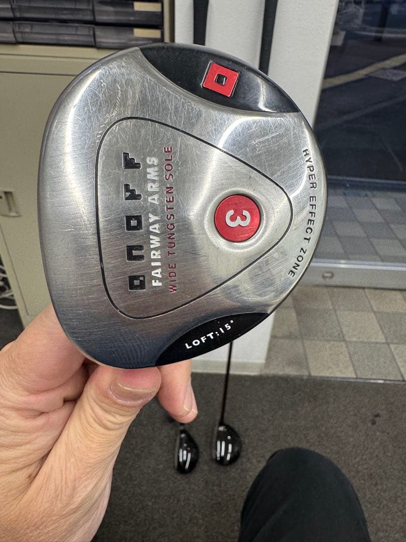 レフティONOFF3番7番ウッドTaylorMade3UフレックスS