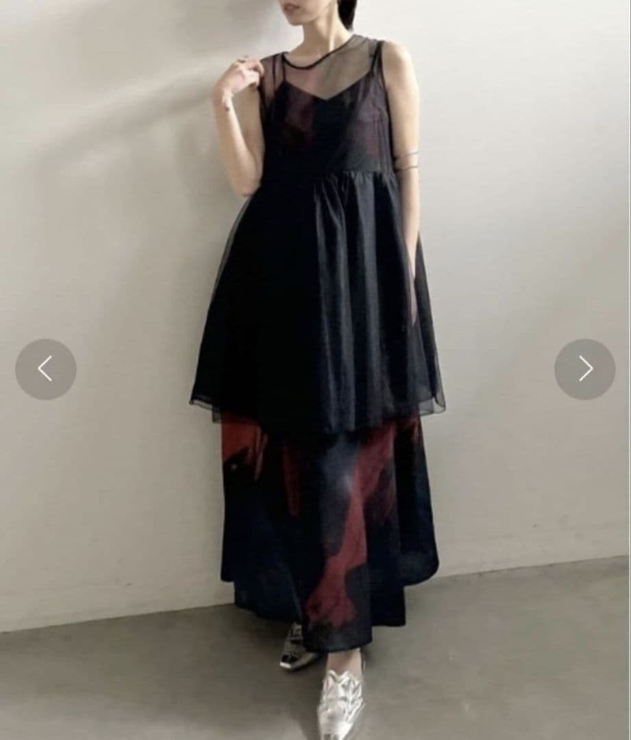 【正規品】Ameri　3WAY MARGOT GEL ART DRESS