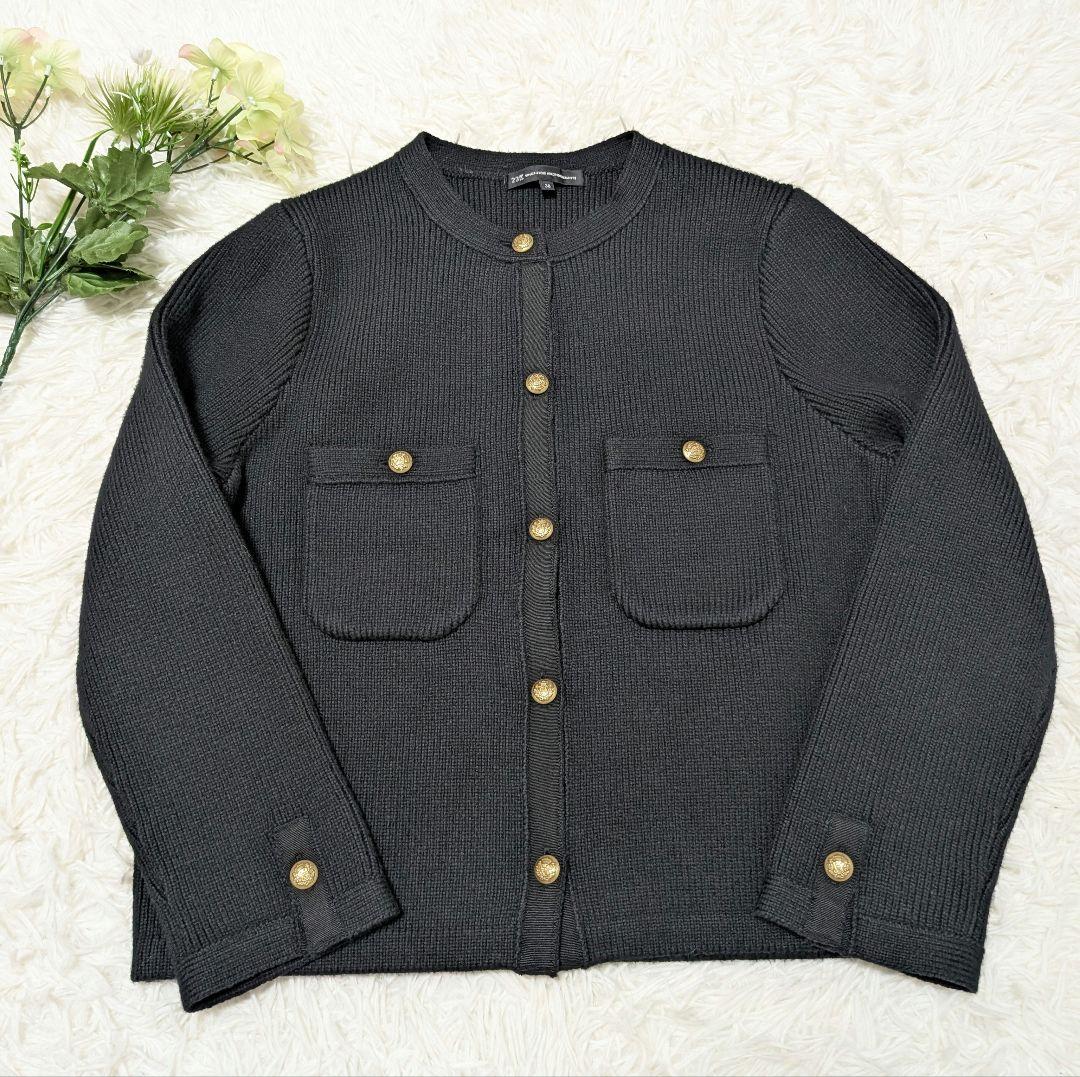 ✨美品✨　23区　 コットンリリー 　ニットジャケット　38