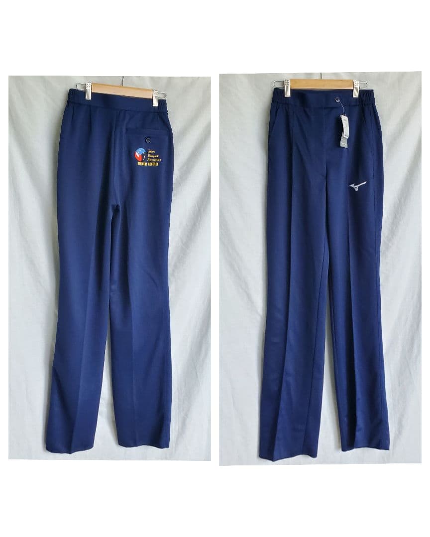 新品 未使用 Mizuno ウィメンズ トレーニングパンツ ネイビー 紺