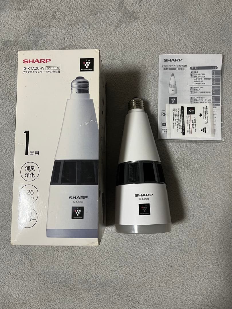【未使用品】SHARP IG-KTA20-W イオン発生器