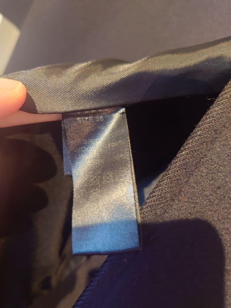 ジャーナルスタンダード レリューム チェスターコート　ネイビー　36