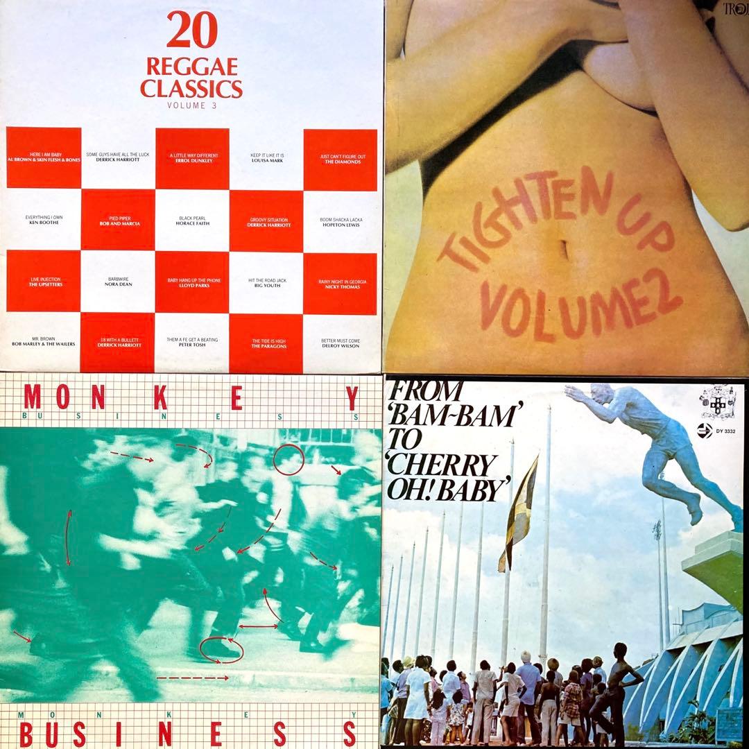 レゲエ LP盤4枚　コンピレーション