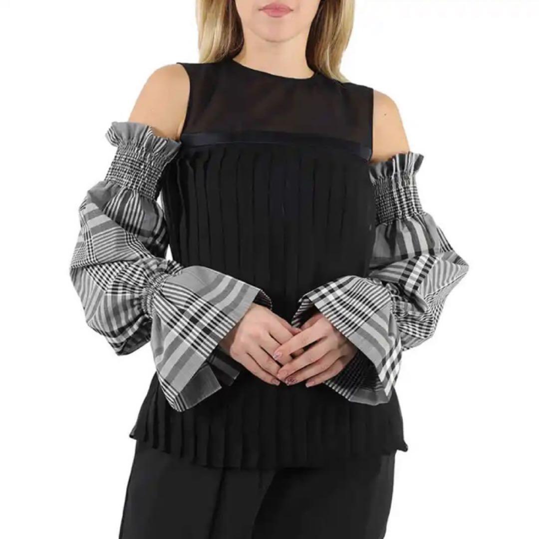 ラスト１【新品】Burberry バーバリー チェック アームカバー スリーブ