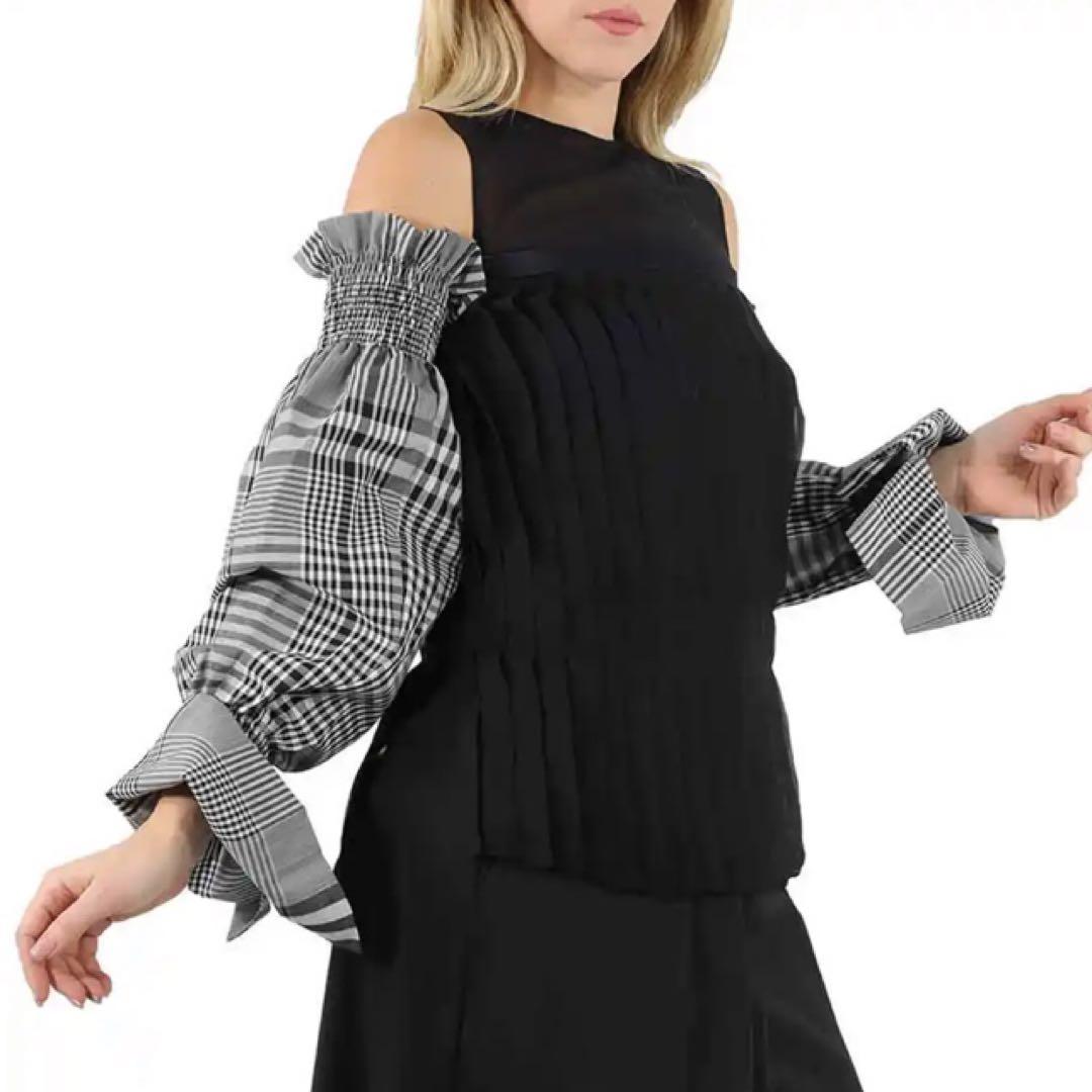 ラスト１【新品】Burberry バーバリー チェック アームカバー スリーブ