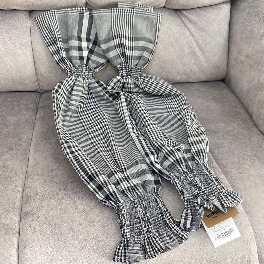 ラスト１【新品】Burberry バーバリー チェック アームカバー スリーブ
