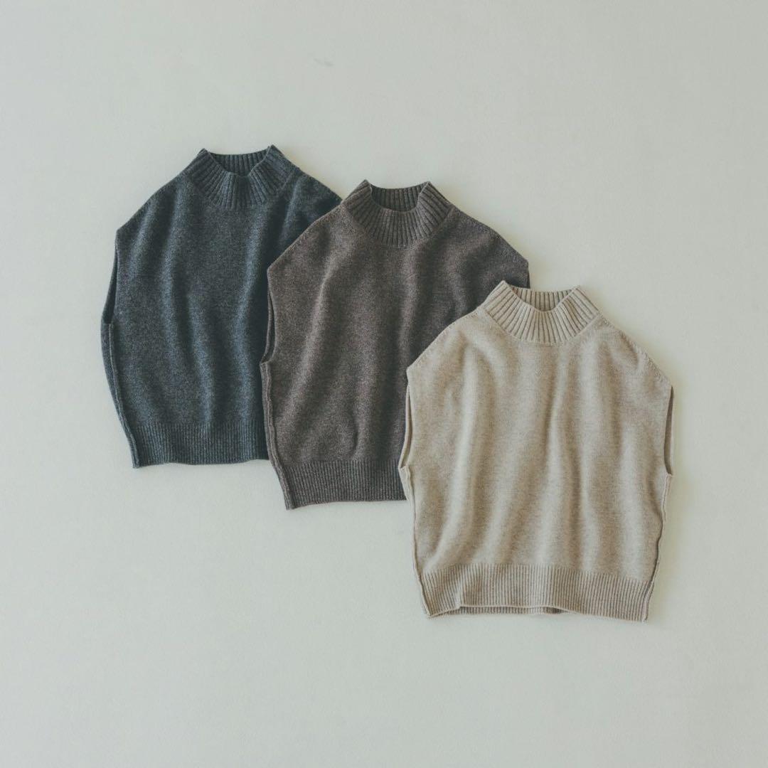 北欧暮らしの道具店　「いつものコーデが広がる」あったかウールのニットベスト