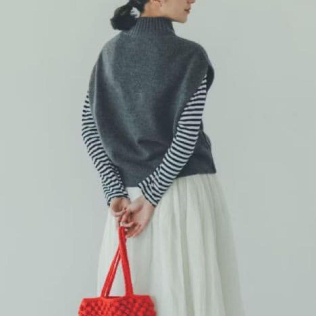 北欧暮らしの道具店　「いつものコーデが広がる」あったかウールのニットベスト