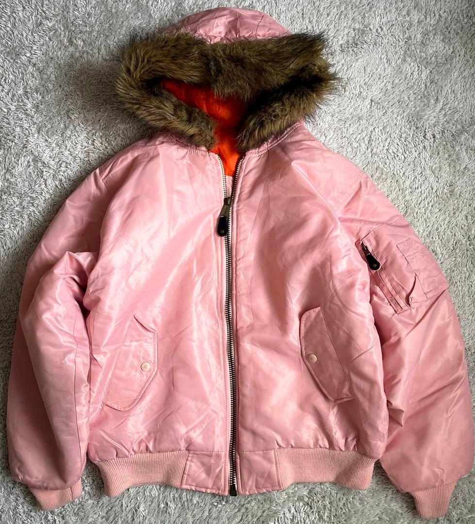 DELF U.S.A archive ピンクN-2B flight jacket
