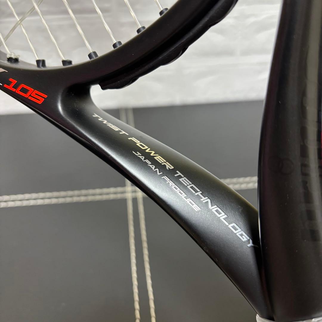 【美品】Prince X105 290g 右利き用 硬式 テニスラケット