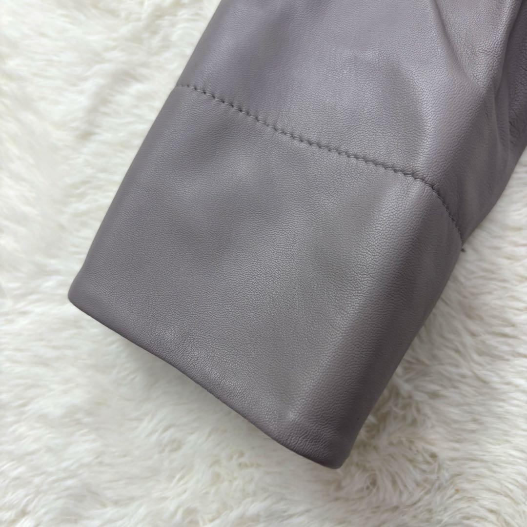 新品タグ付き Reflect リフレクト グレー ノーカラージャケット Mサイズ