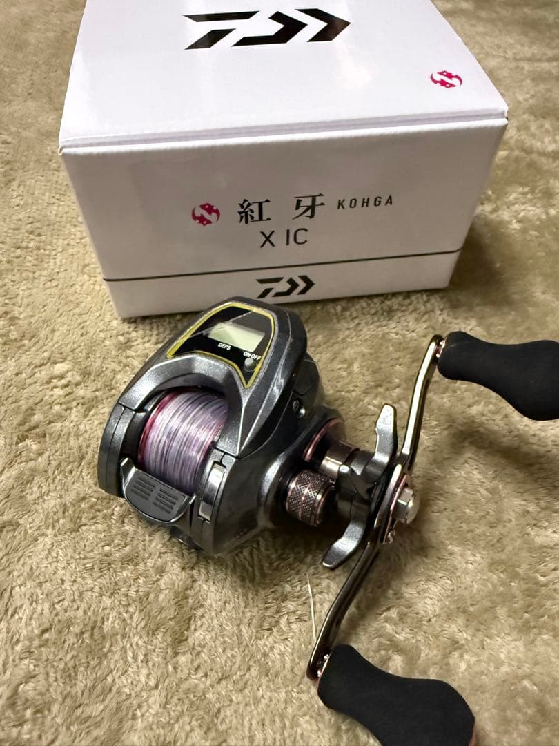 ⭐️つかちゃん⭐️1回のみ使用❗️ PE0.8号巻き 紅牙 X IC 右巻き