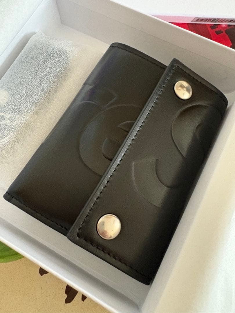 小物 supreme leather chain wallet