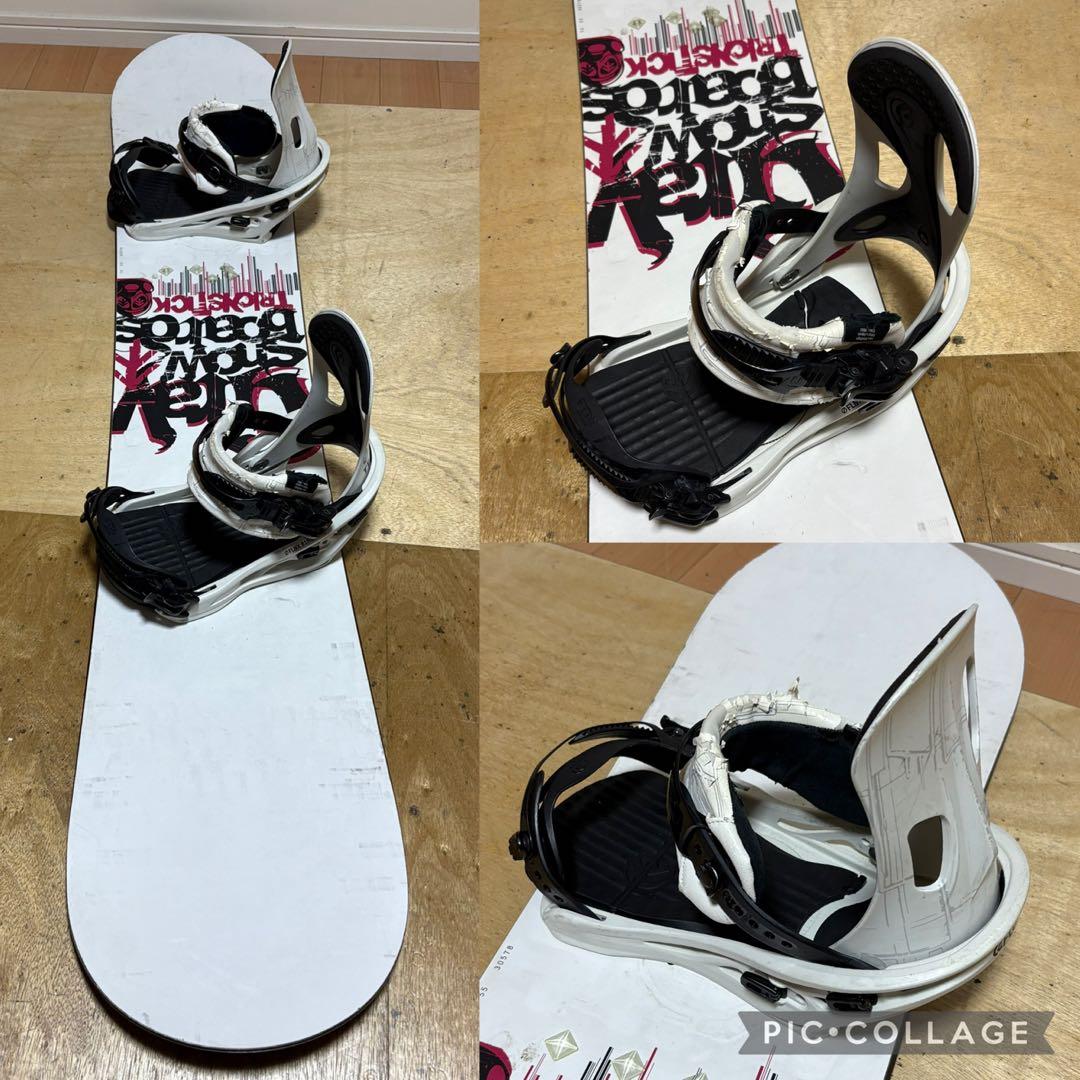 GRAY スノーボード グラトリ ロッカーボード FLUX ビンディング スノボ