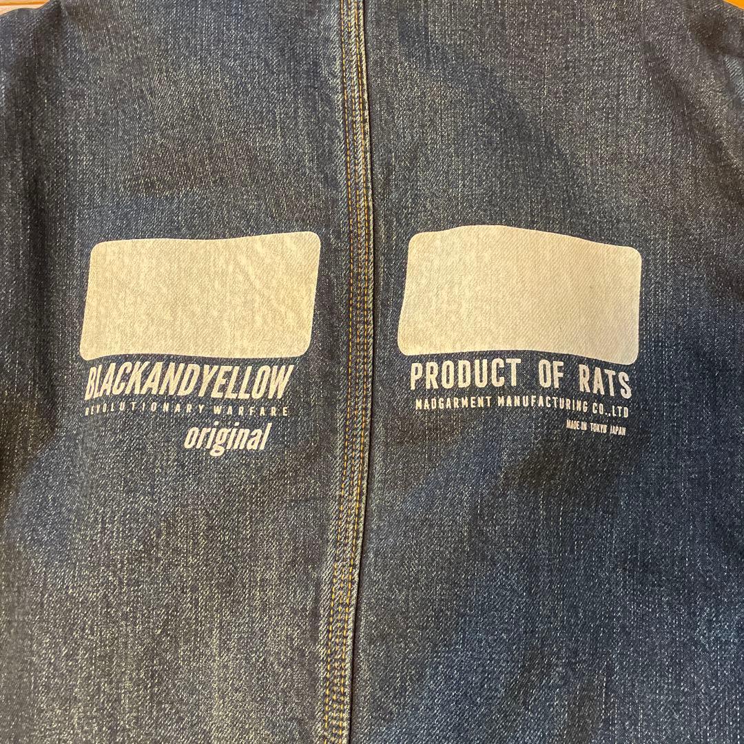 RATS デニムブランケットカバーオール ユーズド Mサイズ