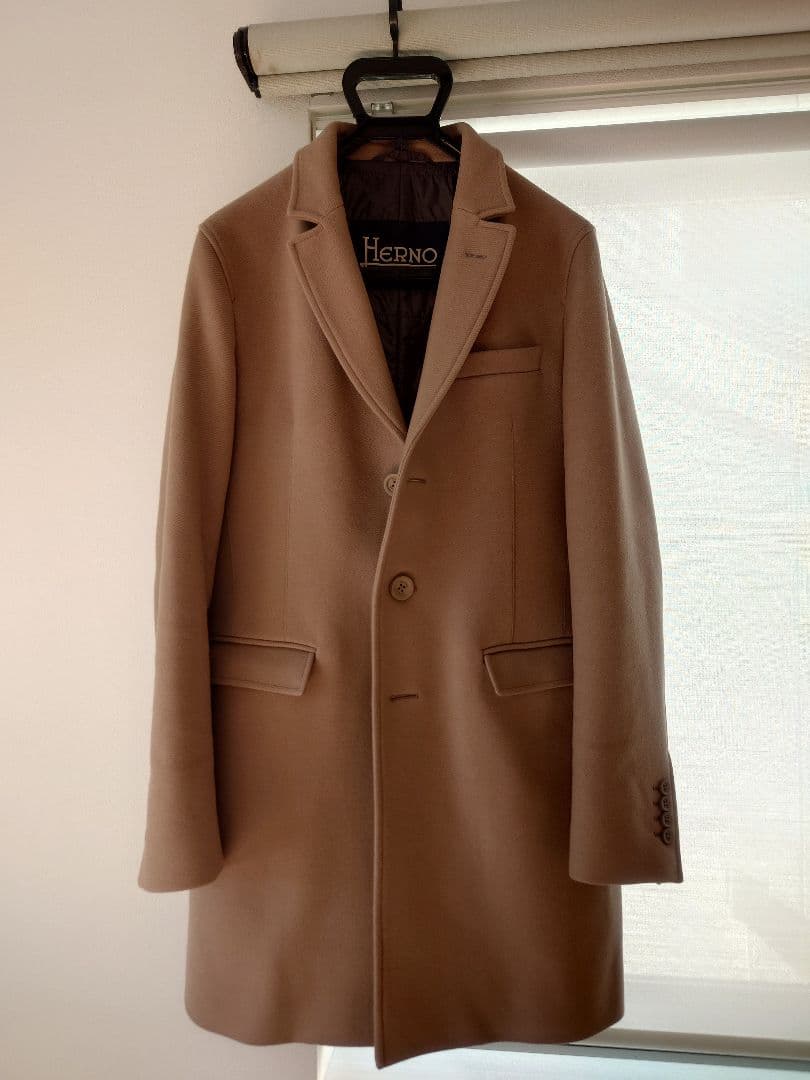 【Hernoヘルノ】チェスターコート　46(Mサイズ)