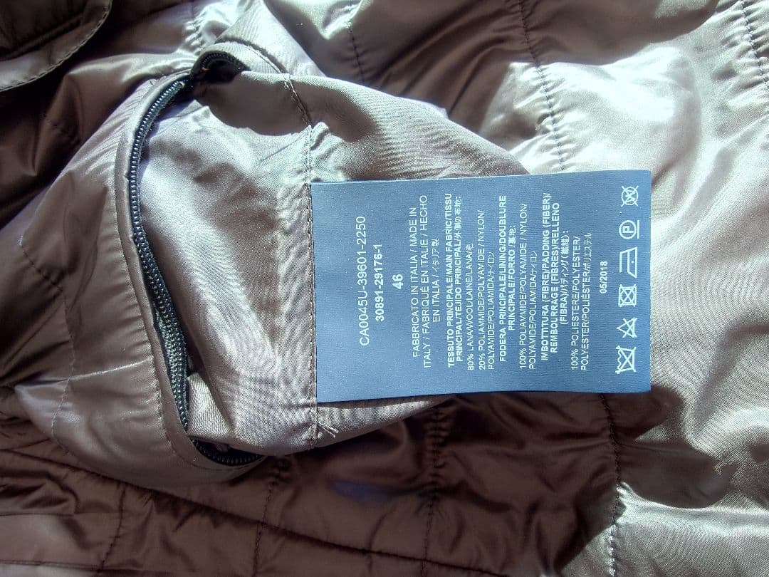 【Hernoヘルノ】チェスターコート　46(Mサイズ)