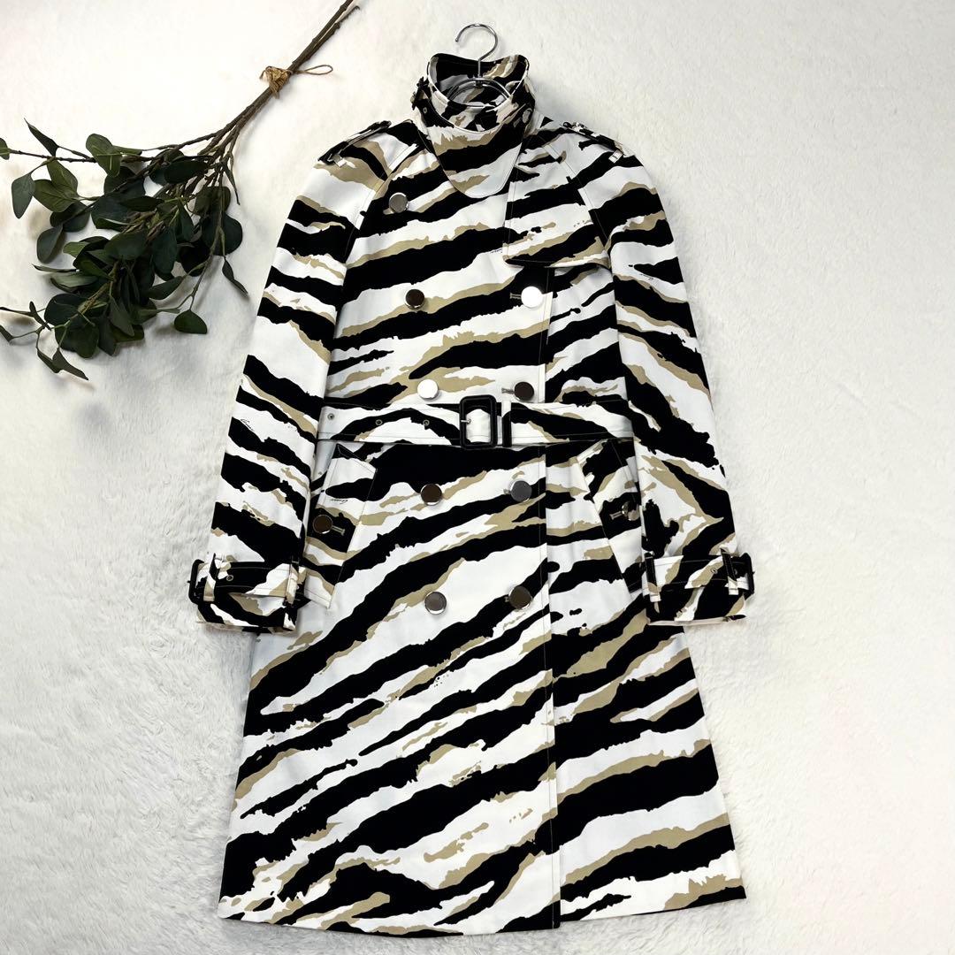 未使用級 14AW GUCCI ゼブラ トレンチコート フリーダ期 60s 38