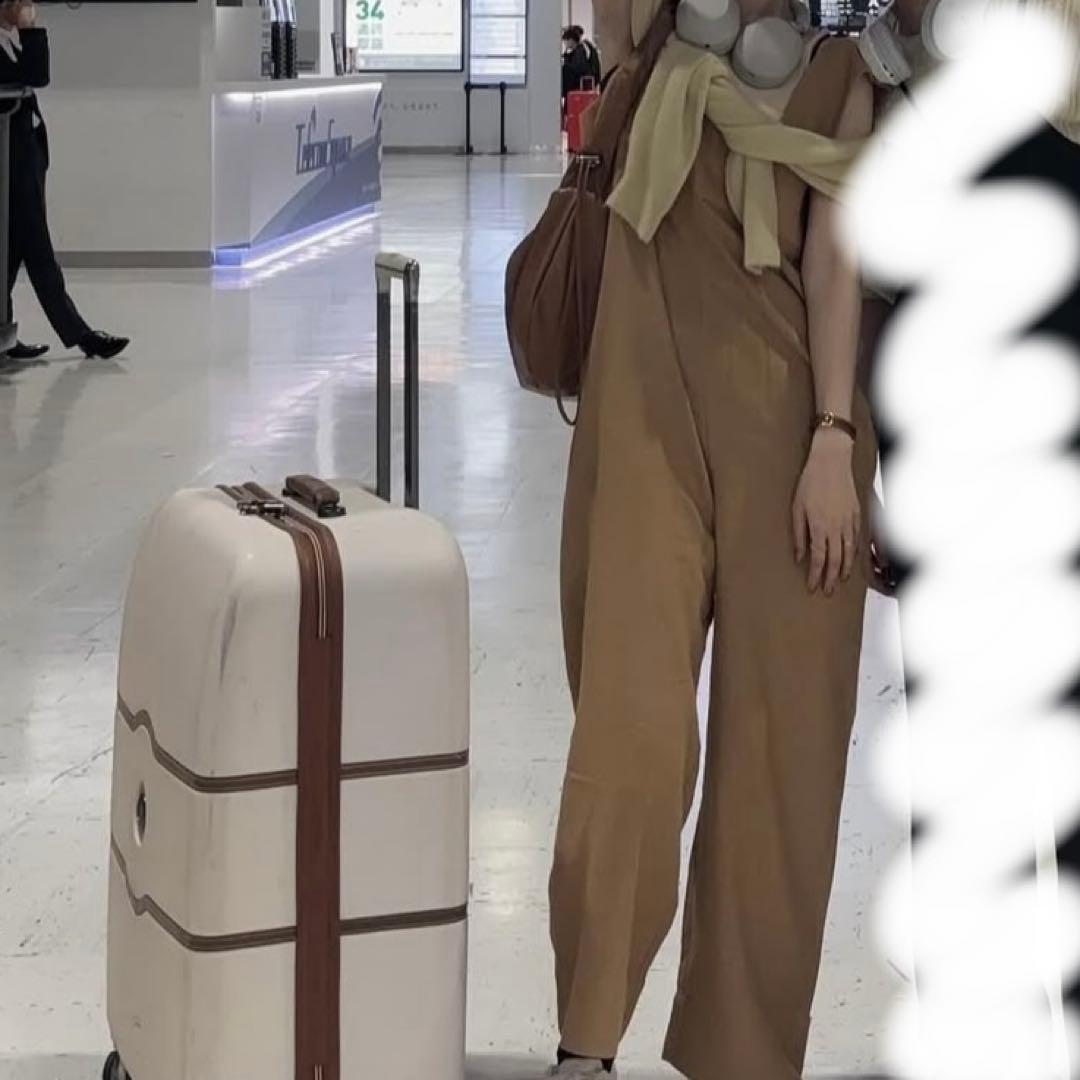 サロペット・オーバーオール・オールインワン Eaphi front belt high waist salopette