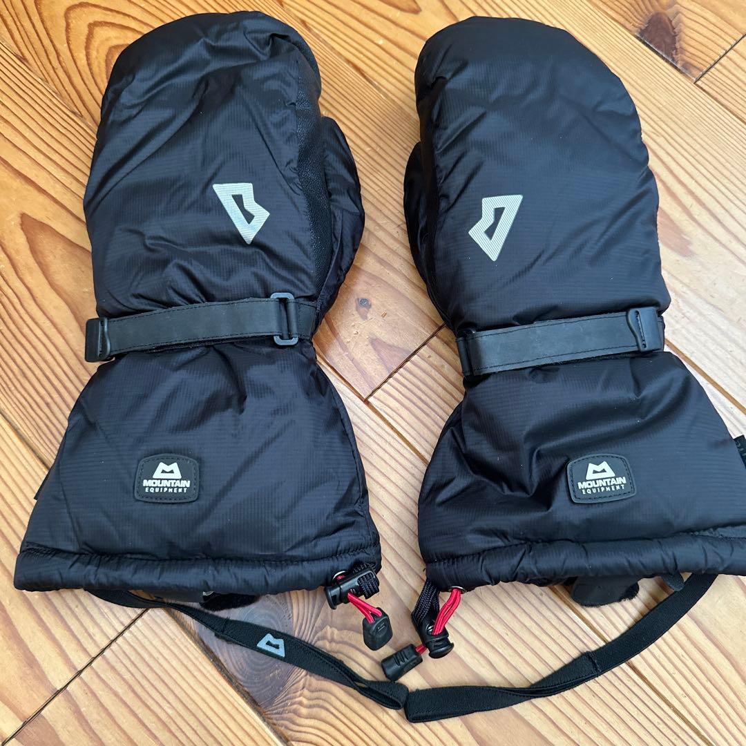MOUNTAIN EQUIPMENT 黒　ミトングローブ　Ｌサイズ　厳冬期　冬山