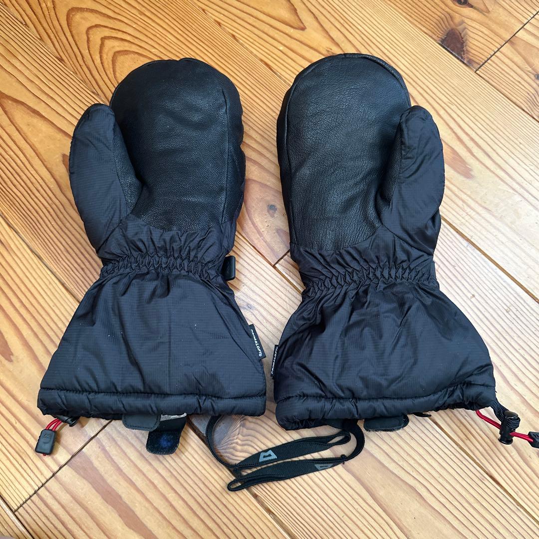 MOUNTAIN EQUIPMENT 黒　ミトングローブ　Ｌサイズ　厳冬期　冬山